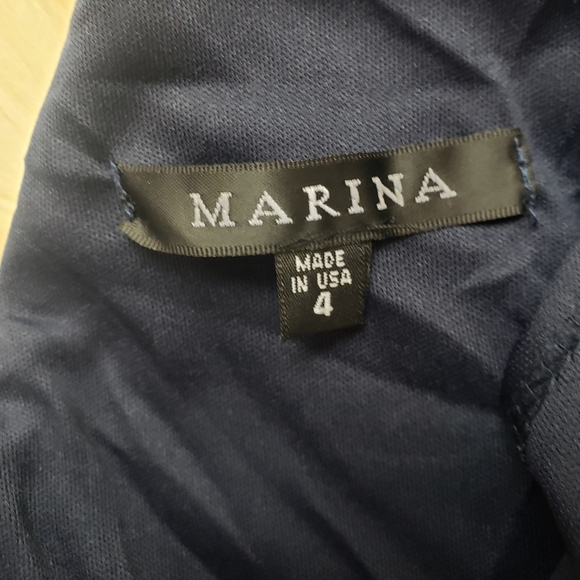 Marina Navy V-Neck Jumpsuit - Picture 6 of 7